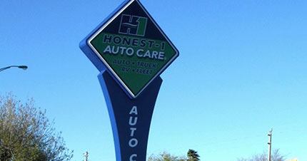 Sign | Honest-1 Auto Care